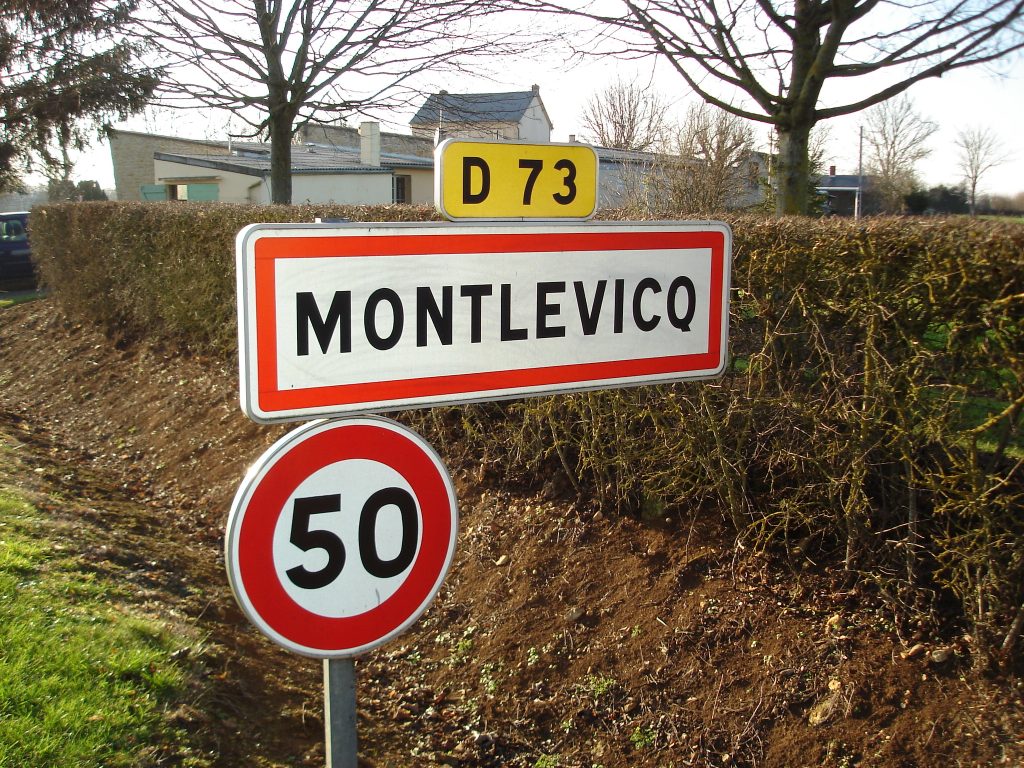 Panneau d'entrée de Montolivet