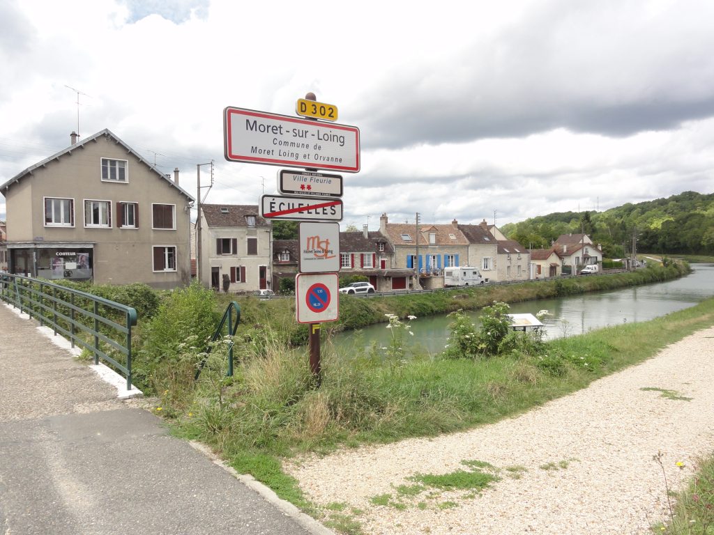 Panneau d'entrée de Moret-Loing-et-Orvanne