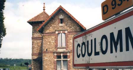 Panneau d'entrée de Coulommiers