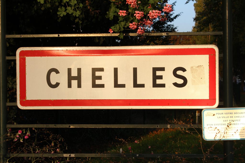 Panneau d'entrée de Chelles