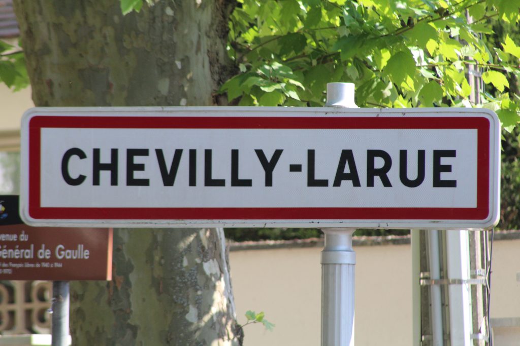 Panneau d'entrée de Chevilly-Larue