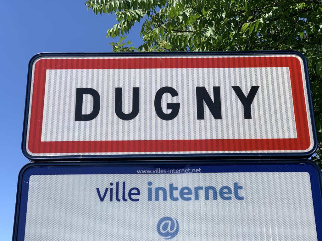 Panneau d'entrée de Dugny