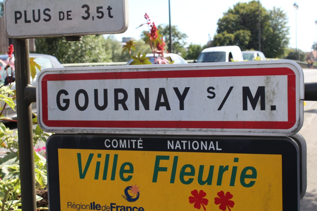 Panneau d'entrée de Gournay-sur-Marne