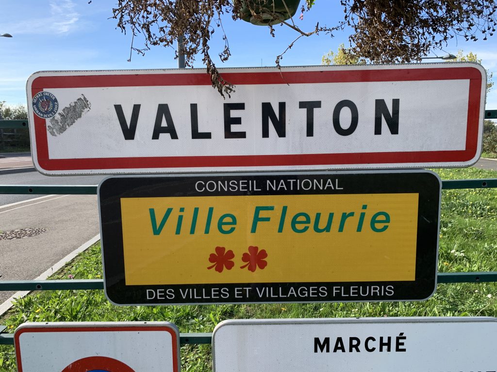 Panneau d'entrée de Valenton