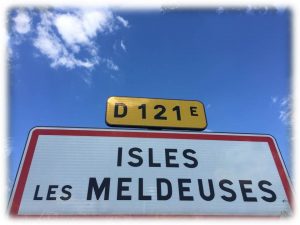 Panneau d'entrée de Isles-les-Meldeuses