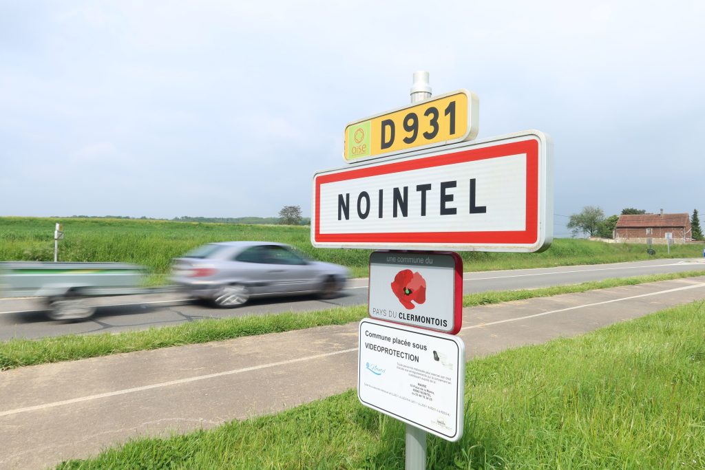 Panneau d'entrée de Nointel