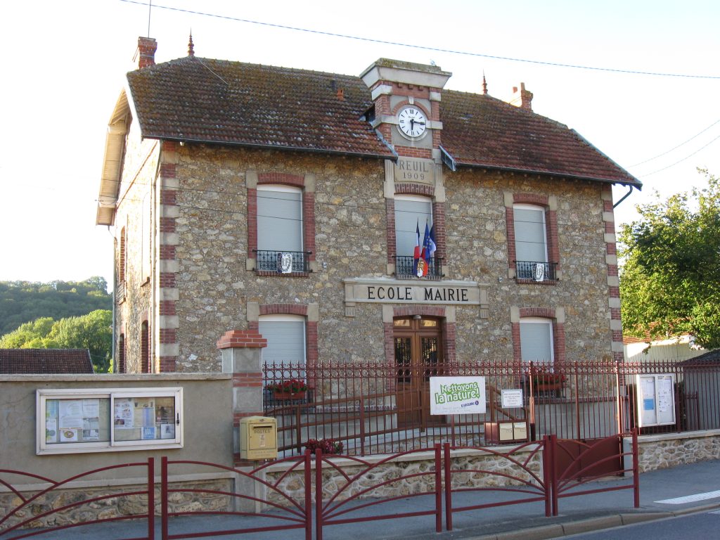 Panneau d'entrée de Reuil-en-Brie