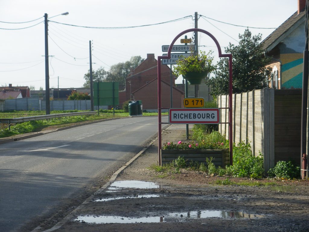 Panneau d'entrée de Richebourg