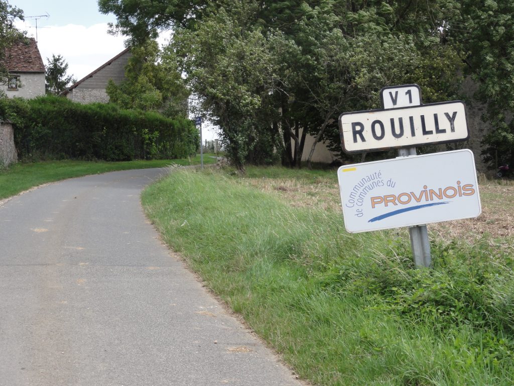 Panneau d'entrée de Rouilly