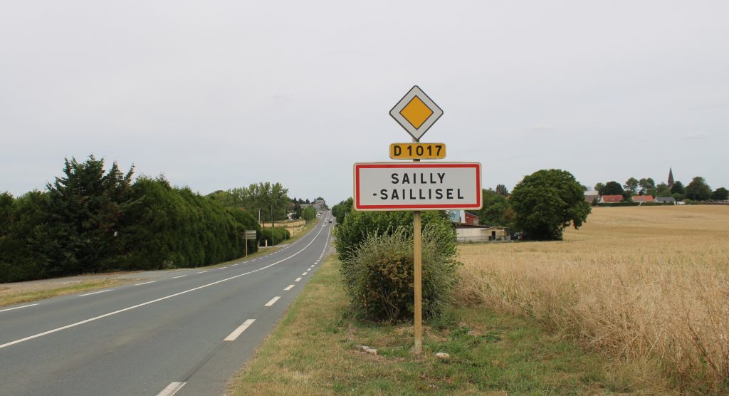 Panneau d'entrée de Sailly