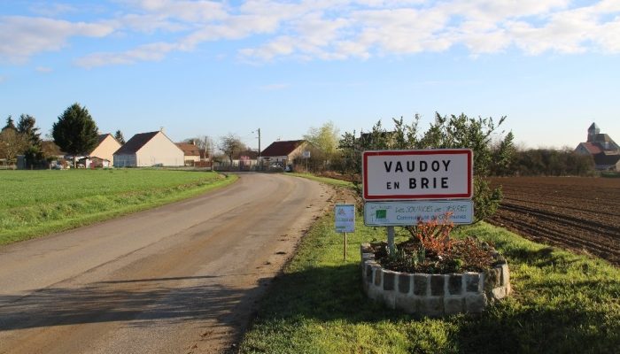 Panneau d'entrée de Vaudoy-en-Brie