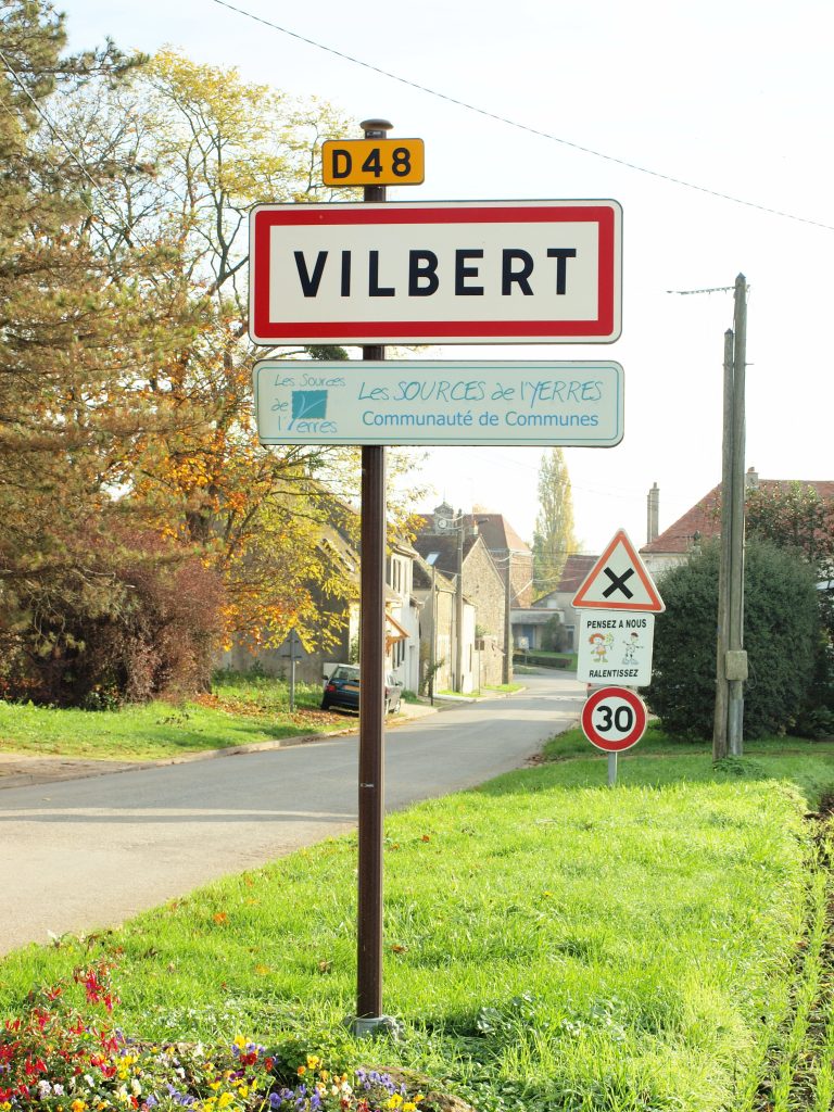 Panneau d'entrée de Bernay-Vilbert