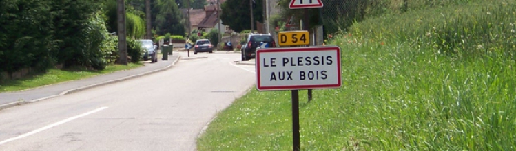 Panneau d'entrée de Le Plessis-aux-Bois