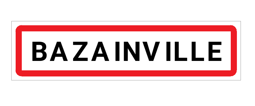 Panneau d'entrée de Bazainville