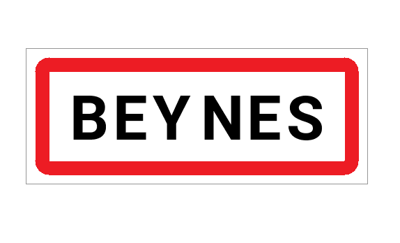 Panneau d'entrée de Beynes