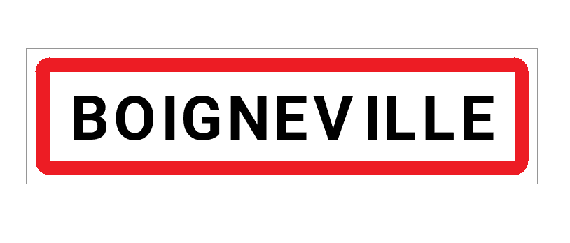 Panneau d'entrée de Boigneville