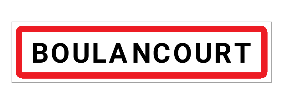 Panneau d'entrée de Boulancourt