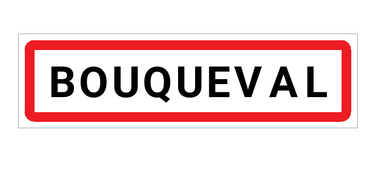 Panneau d'entrée de Bouqueval