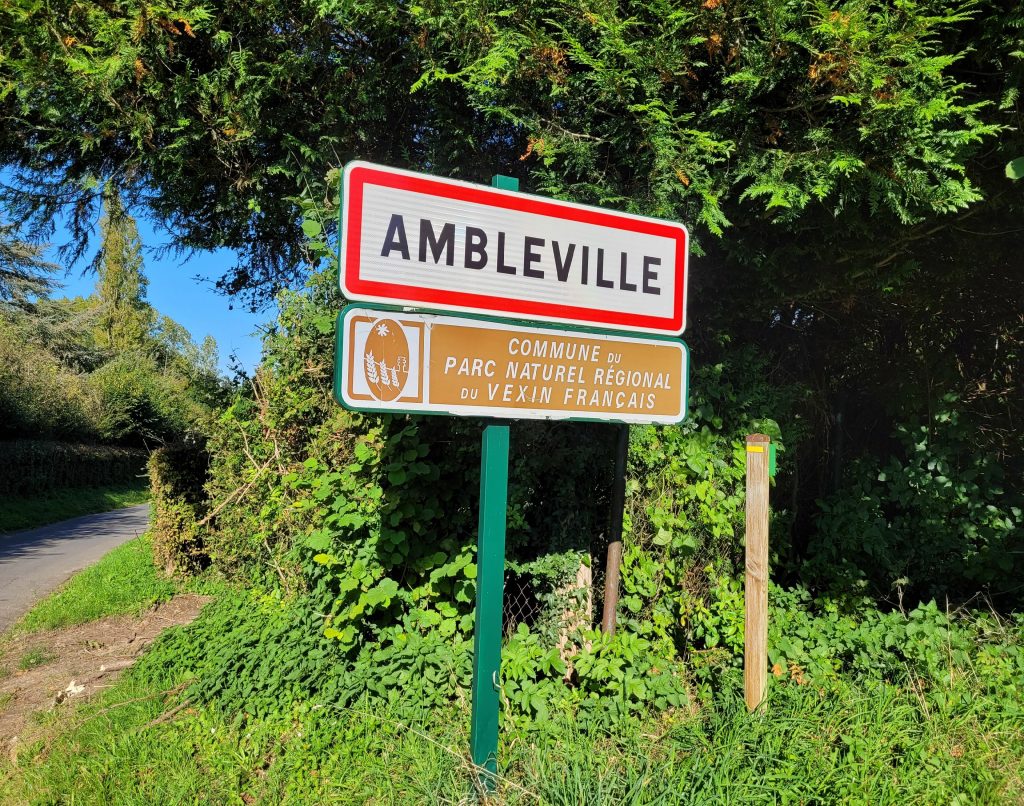 Panneau d'entrée de Ambleville