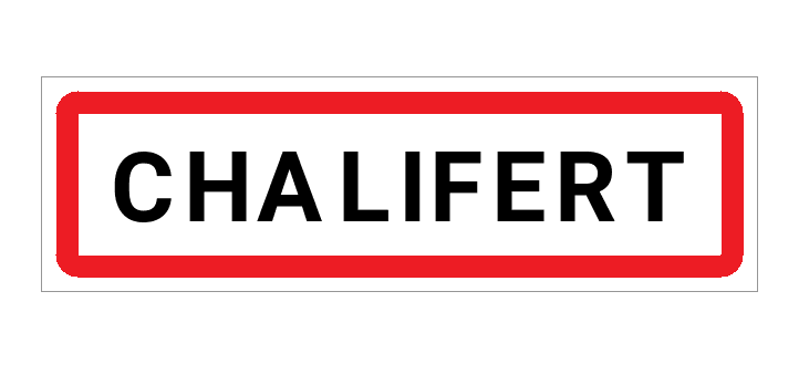 Panneau d'entrée de Chalifert