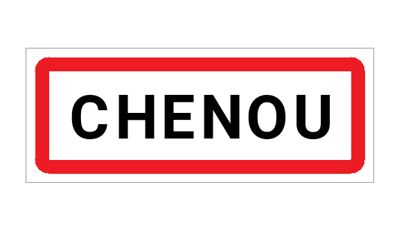 Panneau d'entrée de Chenou