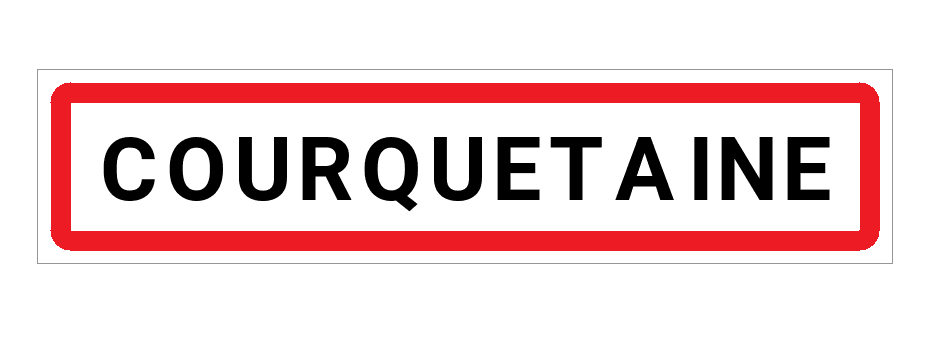 Panneau d'entrée de Courquetaine