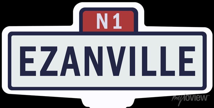 Panneau d'entrée de Ézanville