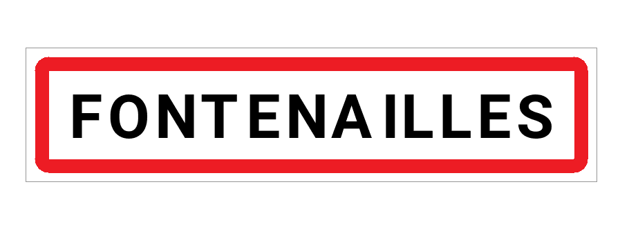 Panneau d'entrée de Fontenailles