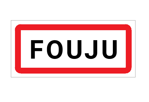 Panneau d'entrée de Fouju