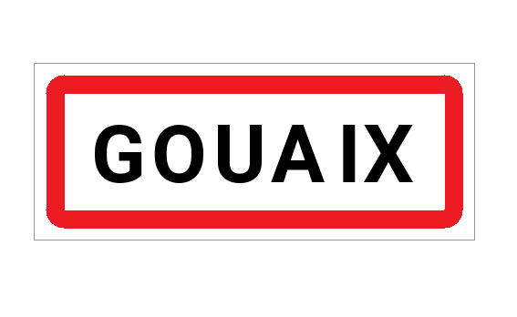 Panneau d'entrée de Gouaix