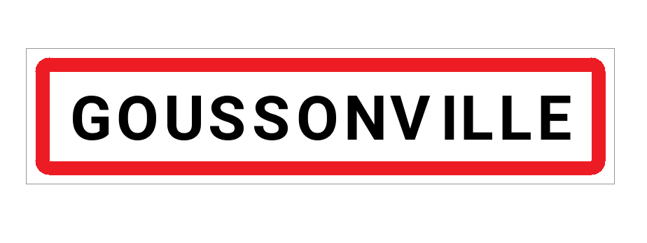 Panneau d'entrée de Goussonville