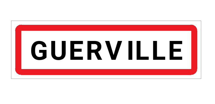 Panneau d'entrée de Guerville