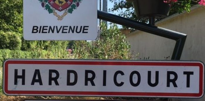 Panneau d'entrée de Hardricourt