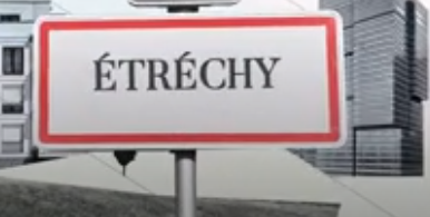 Panneau d'entrée de Étréchy