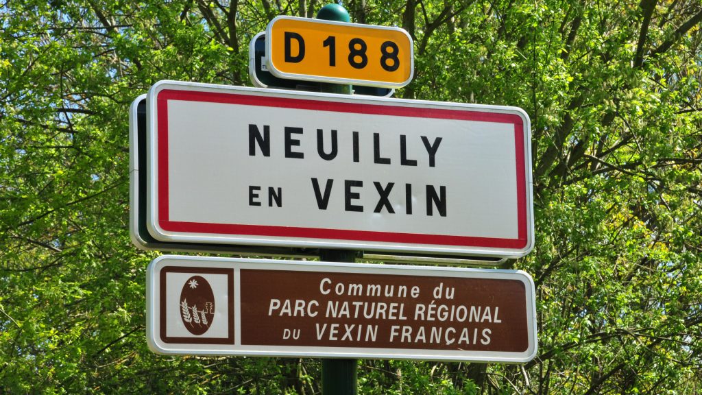 Panneau d'entrée de Guiry-en-Vexin