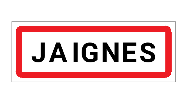 Panneau d'entrée de Jaignes