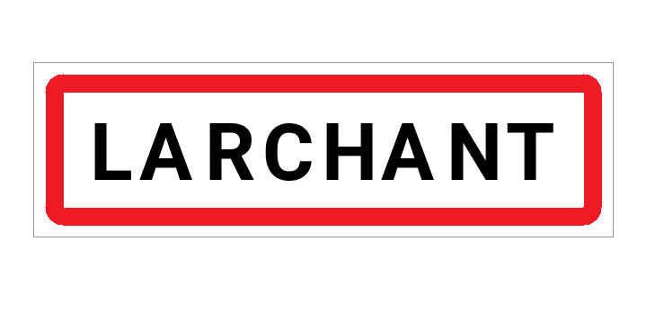 Panneau d'entrée de Larchant