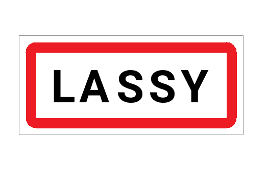 Panneau d'entrée de Lassy