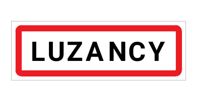 Panneau d'entrée de Luzancy