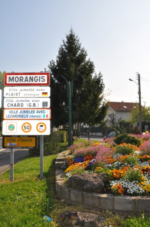 Panneau d'entrée de Morangis