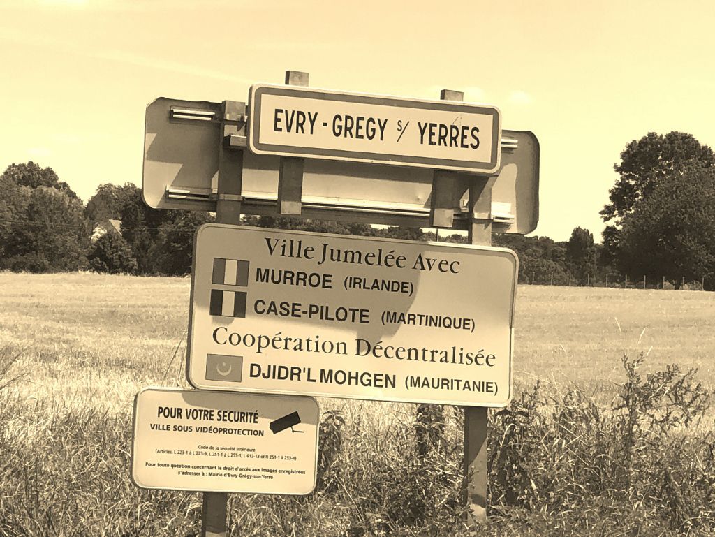 Panneau d'entrée de Évry-Grégy-sur-Yerre