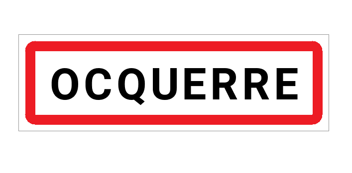 Panneau d'entrée de Ocquerre