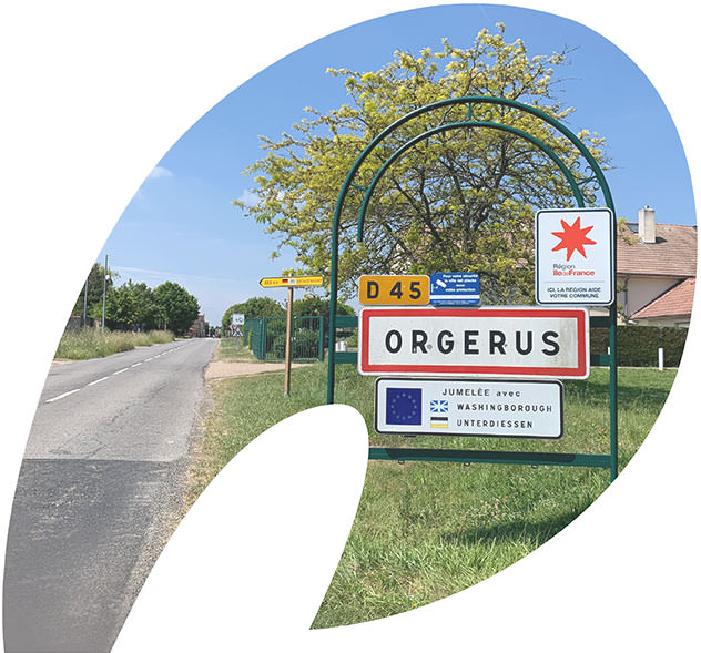 Panneau d'entrée de Orgerus