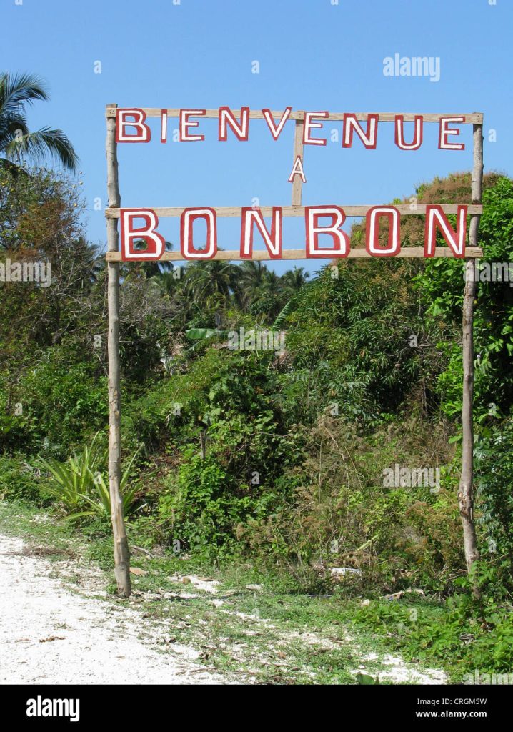 Panneau d'entrée de Bombon