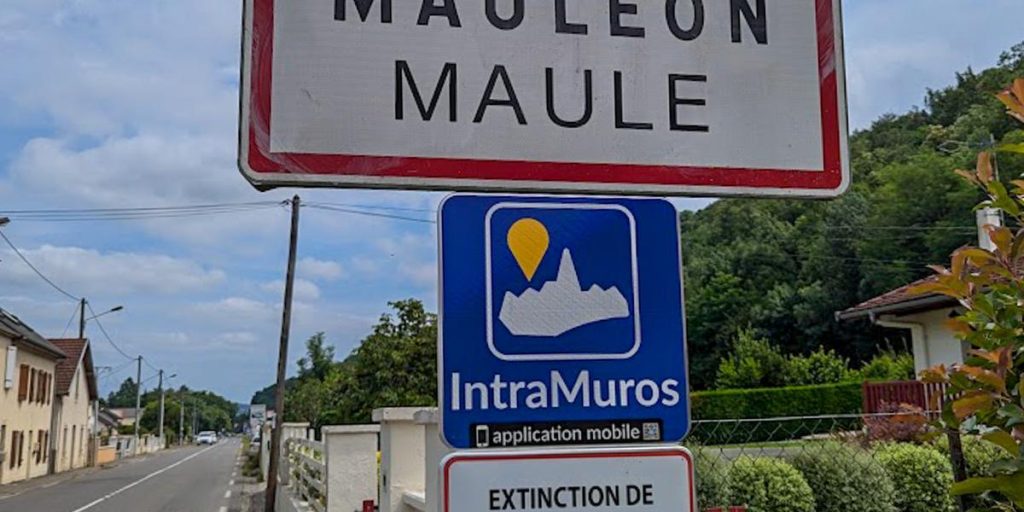 Panneau d'entrée de Maule