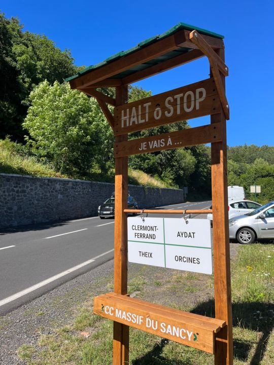 Panneau d'entrée de Sancy