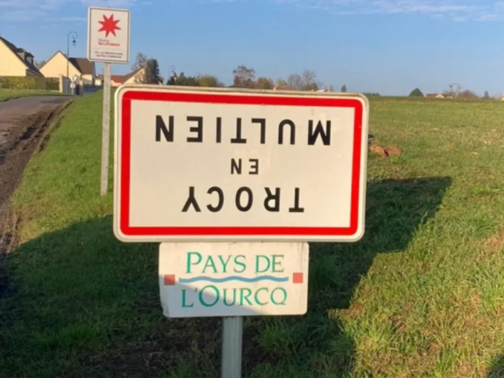 Panneau d'entrée de Trocy-en-Multien