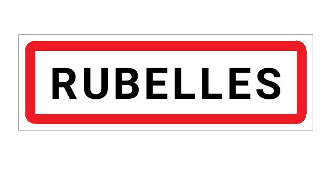 Panneau d'entrée de Rubelles