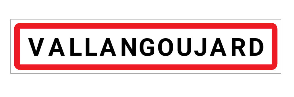 Panneau d'entrée de Vallangoujard